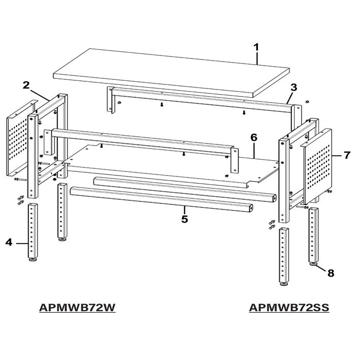Sealey Workbench Top (Wooden)