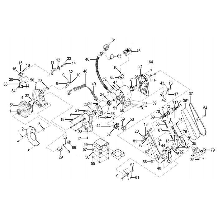 Sealey Tool rest, left