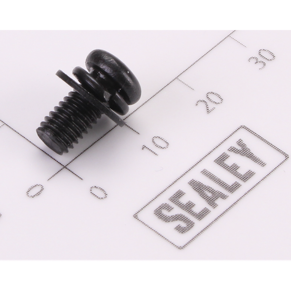Sealey Hex bolt (c/w spring+flat washer) m5x10