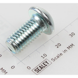 Sealey Button head socket screw m10x20 zinc BHSS1020.S