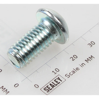 Sealey Button head socket screw m10x20 zinc BHSS1020.S