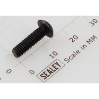 Sealey Button head socket screw m4x14 black BHSS414.SB