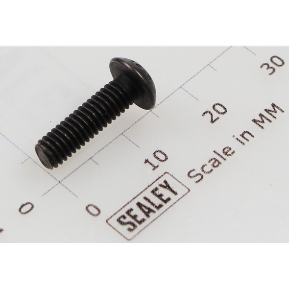 Sealey Button head socket screw m4x14 black
