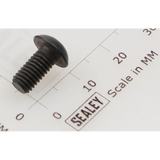 Sealey Button head socket screw m5x10 black BHSS510.SB