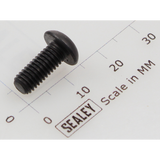 Sealey Button head socket screw m5x12 black BHSS512.SB