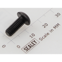 Sealey Button head socket screw m5x12 black BHSS512.SB