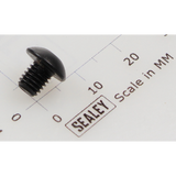 Sealey Button head socket screw m5x5 black BHSS55.SB