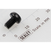 Sealey Button head socket screw m5x8 black