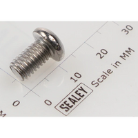 Sealey Button head socket screw m6x10 zinc BHSS610.S