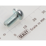 Sealey Button head socket screw m6x12 zinc BHSS612.S
