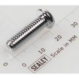 Sealey Button head socket screw m6x20 zinc BHSS620.S