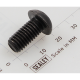 Sealey Button head socket screw m8x16 black BHSS816.SB