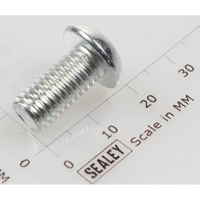 Sealey Button head socket screw m8x16 zinc BHSS816.S