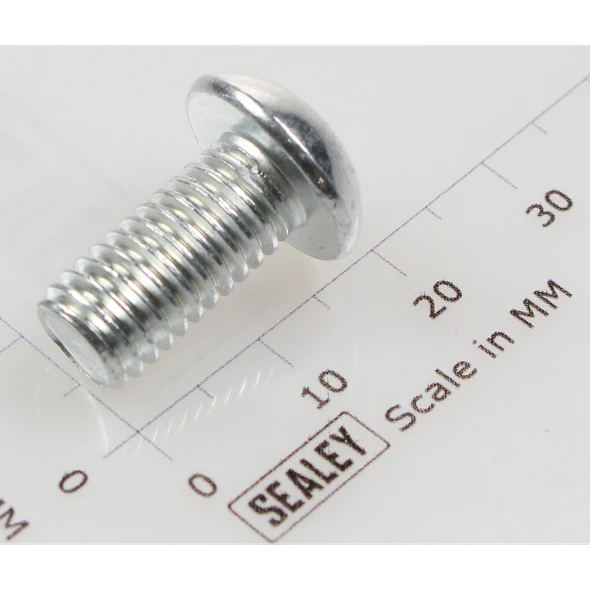Sealey Button head socket screw m8x16 zinc