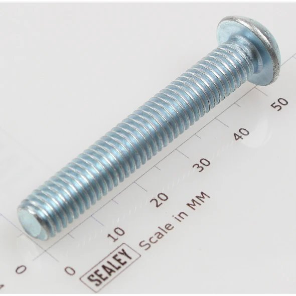 Sealey Button Head Socket Screw M8 X 50 Zinc