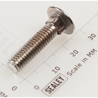 Sealey Coach bolt m6x25mm (single) CBN625.S