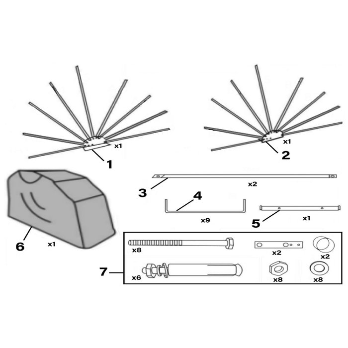Sealey Side Support Upright (2-6)