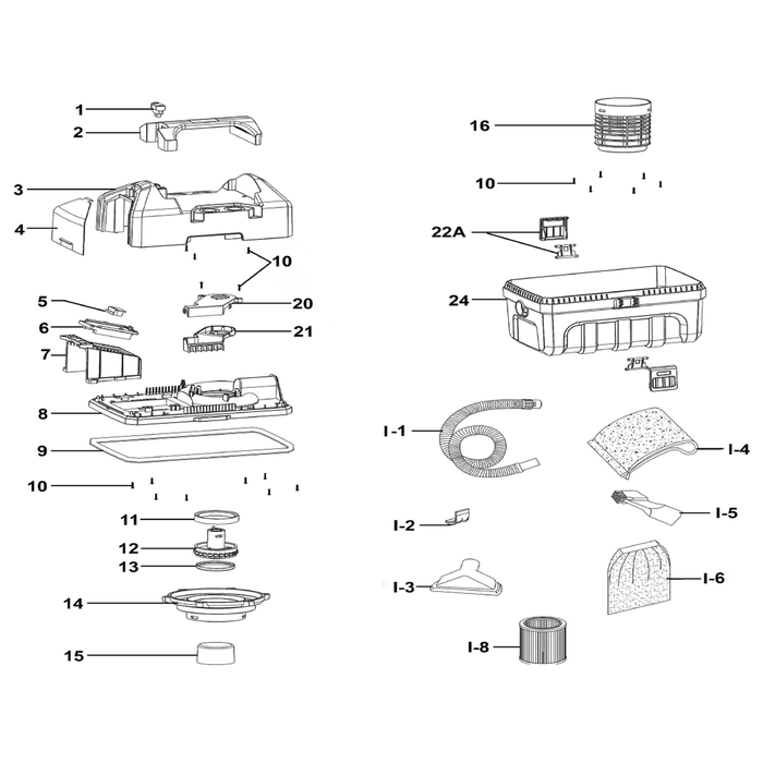 Sealey Rubber Cushion (Upper)