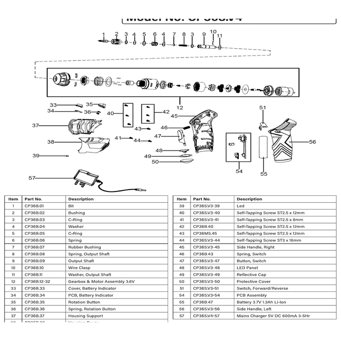 Sealey Protective cover