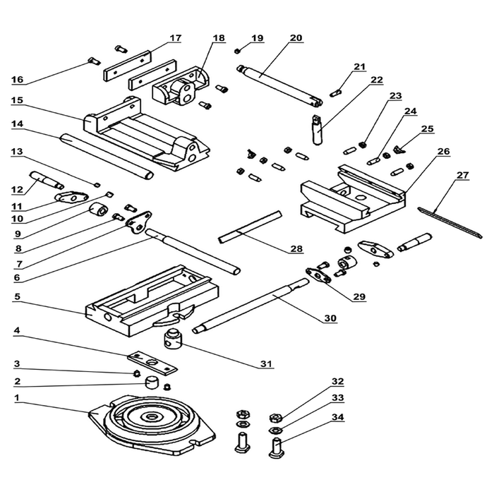 Sealey Support for Clamp Body