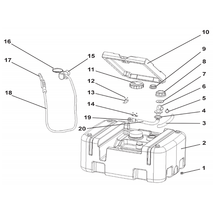 Sealey Nozzle Holder