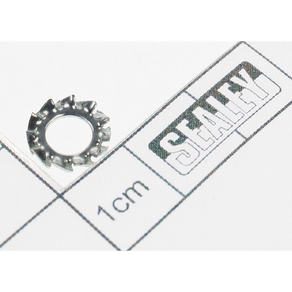 Sealey M5 int tooth washer zinc