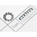 Sealey M5 int tooth washer zinc