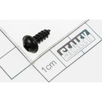 Sealey Rd head s/t screw m4x12 black