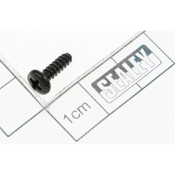 Sealey Rd head s/t screw m3x10 black