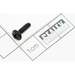Sealey Rd head s/t screw m3x10 black