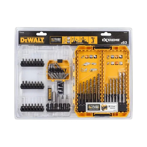 Dewalt Power Tools DT70759 Mixed Drill & Bit Set, 63 Piece DeWALT Power Tools - Town Tools