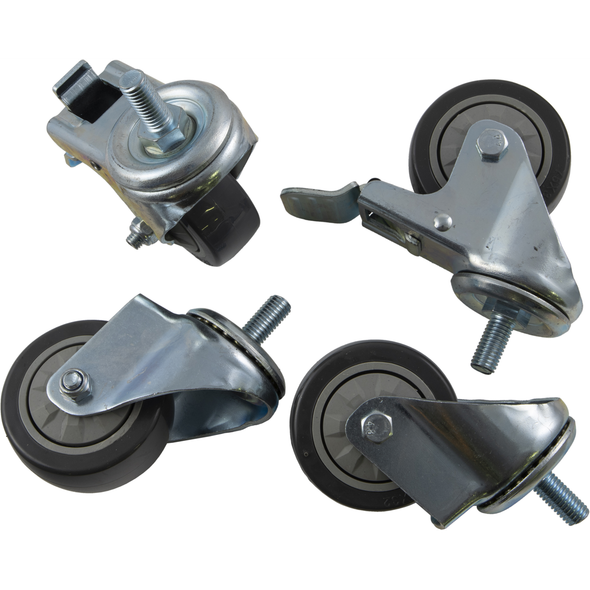 Sealey Castor Wheel Set (x2 Brake, x2 w/o Brake)