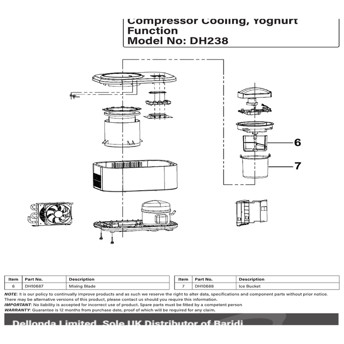 Sealey Transparent Lid