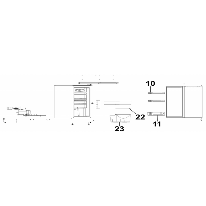 Sealey Bottle Storage Shelf