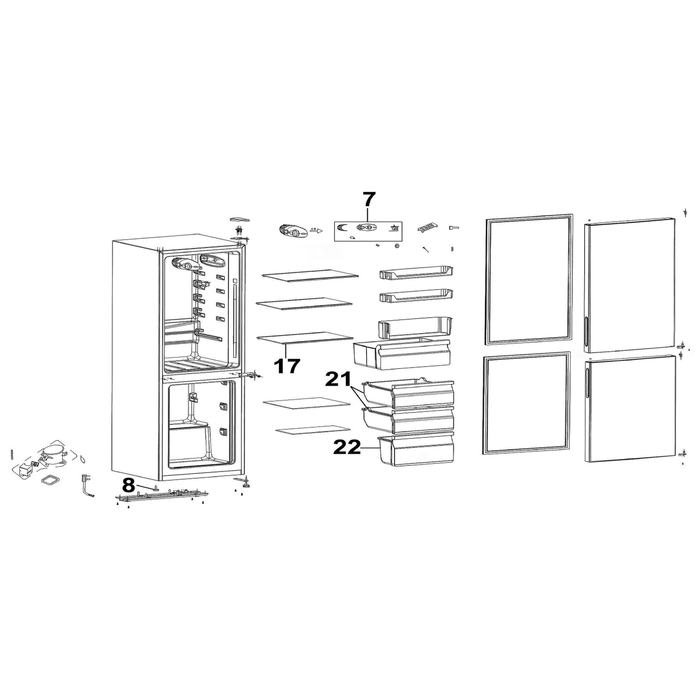 Sealey Glass Shelf (inc trims)