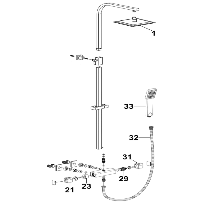Sealey Shower Head (Fixed)