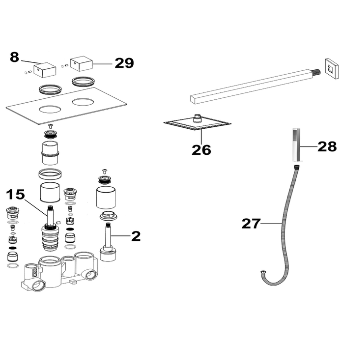 Sealey Shower Head (Fixed)