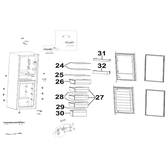 Sealey Glass Shelf