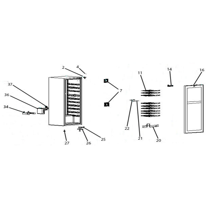Sealey Lower Hinge