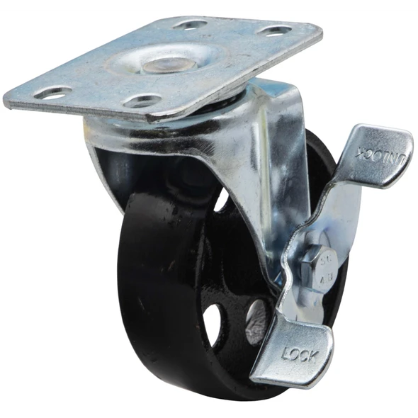 Sealey Wheel, Swivel Castor, 4-Bolt Fixing, 3-1/2"