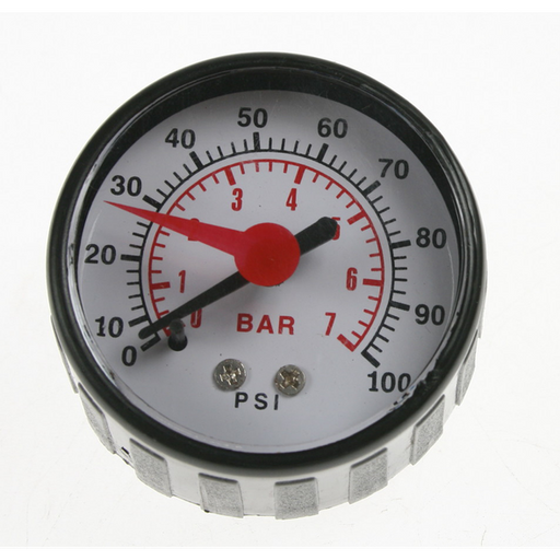 Sealey Gauge 100psi, 50mm od, rear fitting