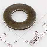 Sealey Flat washer m12 black (single) FWM12.SB