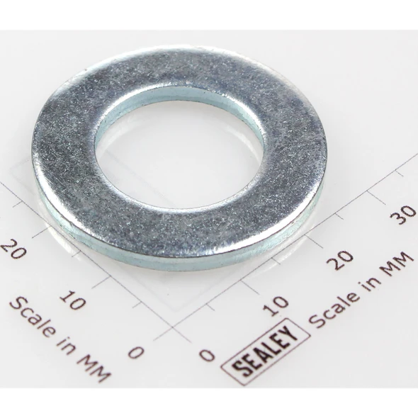 Sealey Flat Washer M18 Zinc