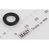 Sealey Flat washer m6 black (single) FWM6.SB