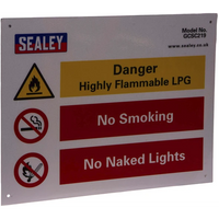 Sealey Warning Sign GCSC219-WS