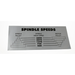 Sealey Belt speed label