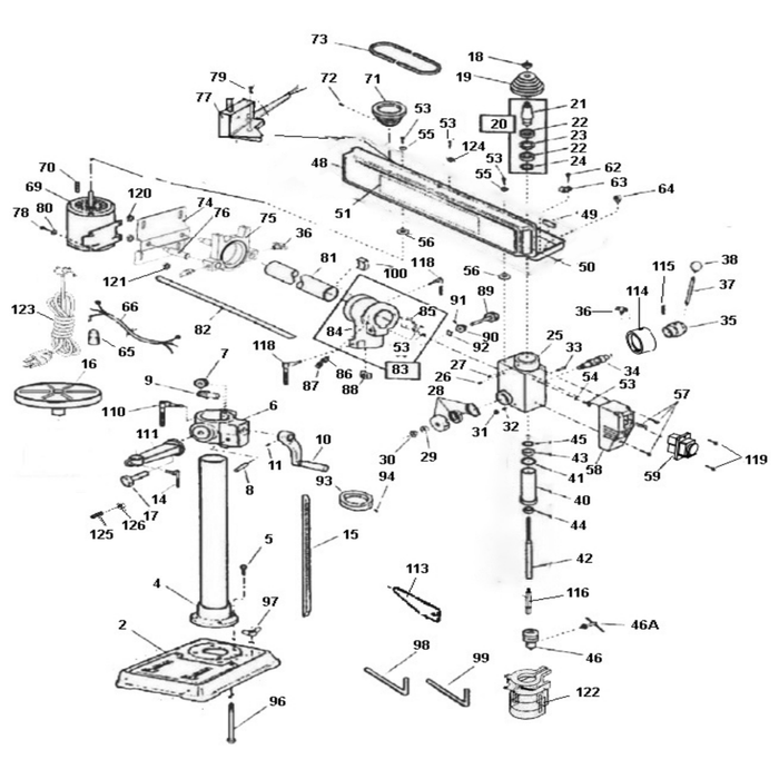 Sealey Table bracket