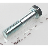 Sealey Hex head bolt m10x50mm single HHB1050.S