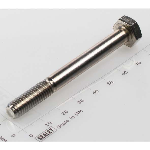 Sealey Hex head bolt m8x75mm single