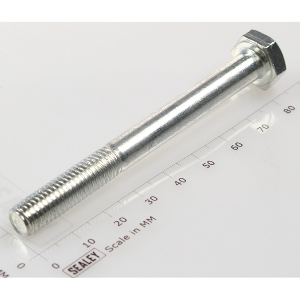Sealey Hex head bolt m8x80mm single